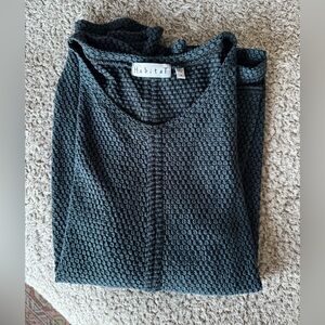 Habitat Navy Flowy Tunic Top